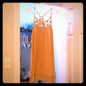 Tula J gold color dress